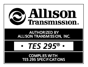 Allison transmission certification logo