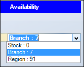 Transtar item availability