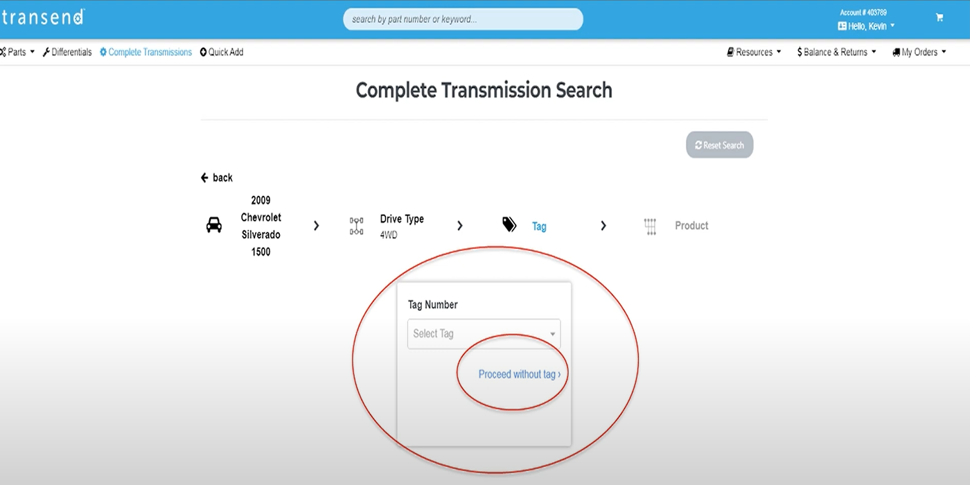 The Complete Transmission Lookup Tool from Transend Transend Content