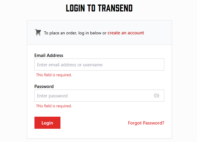 Transend Log In