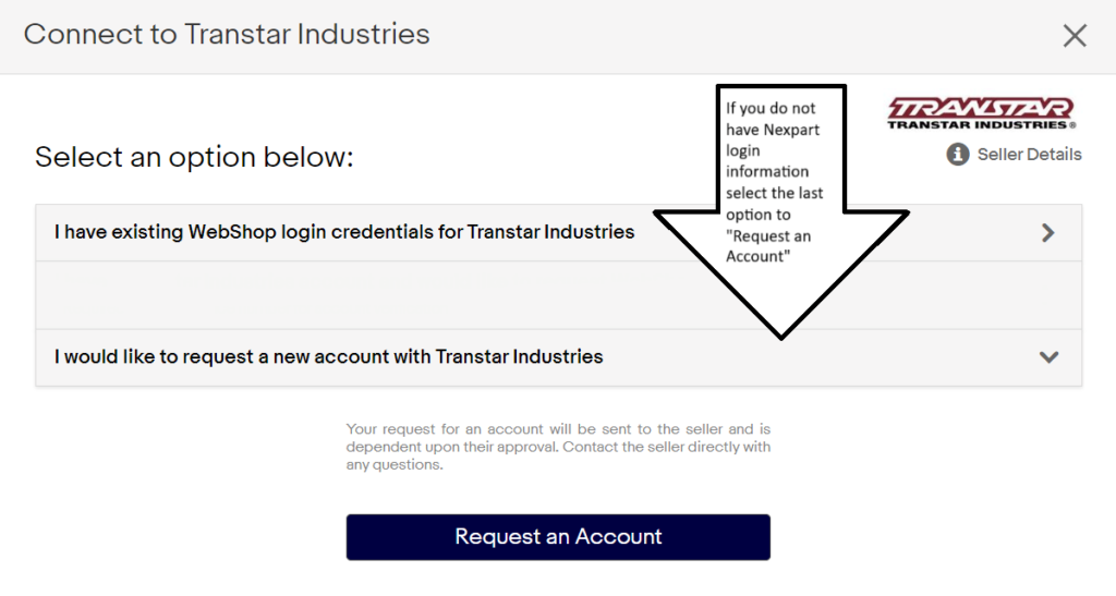 nexpart integration step 6 transend