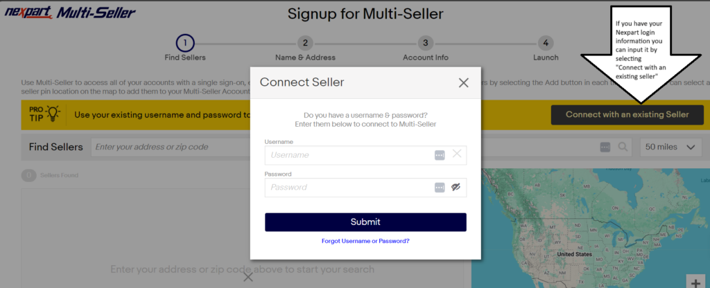 nexpart integration step 7 transend